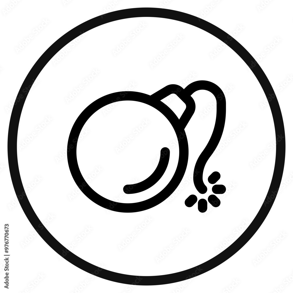 Editable bomb, explosive vector icon. Video game, game elements. Part of a big icon set family. Perfect for web and app interfaces, presentations, infographics, etc Editable bomb, explosive vector icon. Video game, game elements. Part of a big icon set family. Perfect for web and app interfaces, presentations, infographics, etc