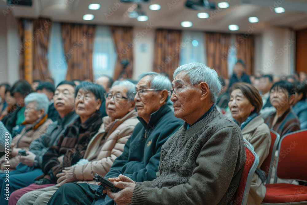 Elderly people watching movies Elderly people watching movies