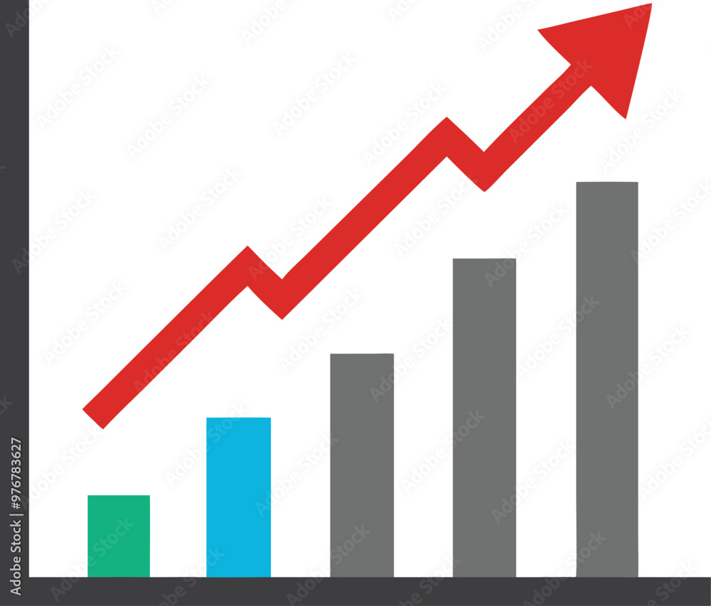 Bar Chart Vector Icon. Flat icon isolated on the white background. Editable EPS file. Vector illustration. Bar Chart Vector Icon. Flat icon isolated on the white background. Editable EPS file. Vector illustration.