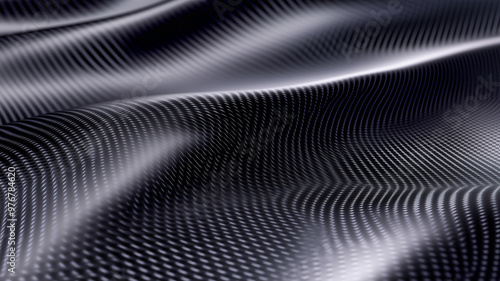 Carbon Fiber Drape, Metallic Sheen