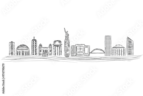 birmingham  Alabama city skyline