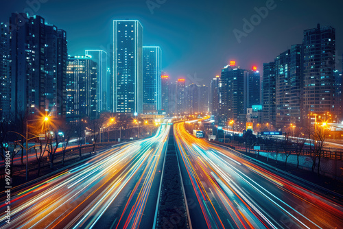 Vehicle trajectories on city roads at night