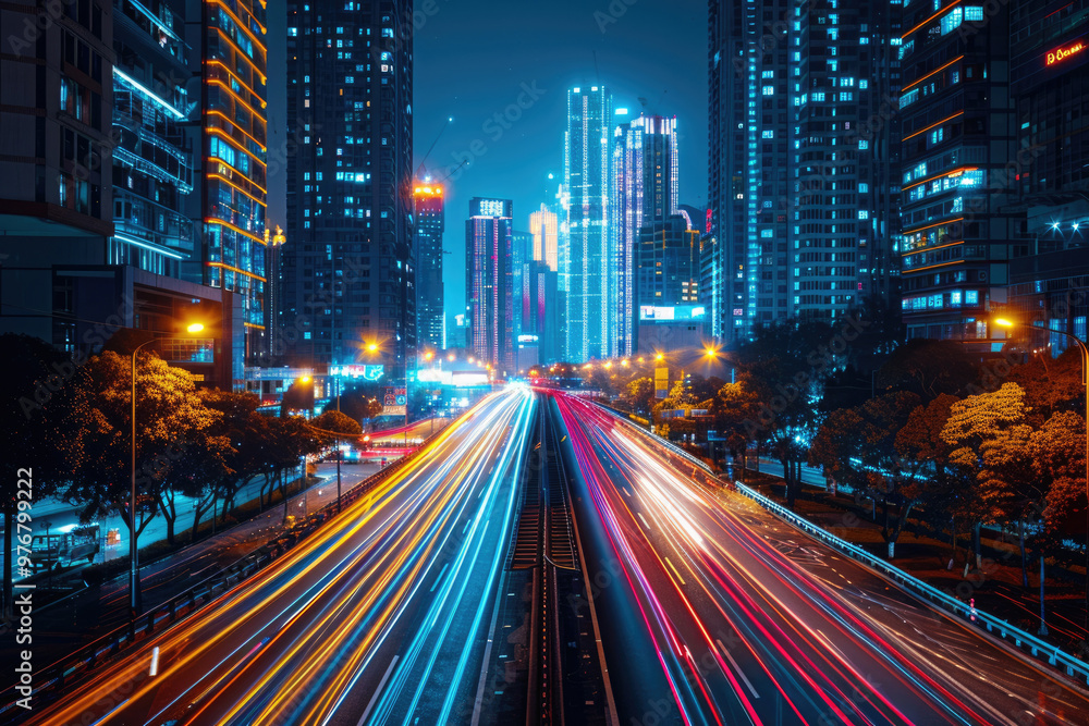 Vehicle trajectories on city roads at night Vehicle trajectories on city roads at night