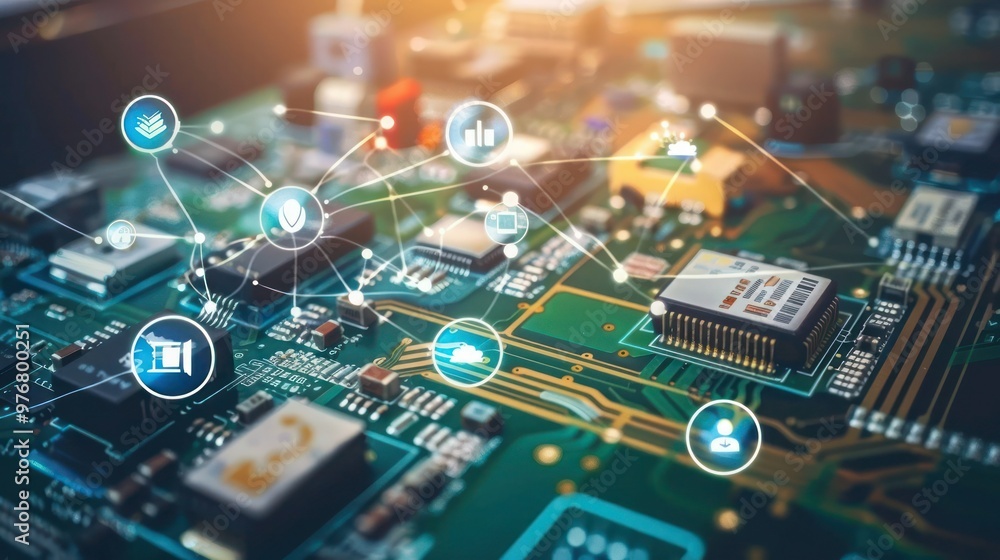Internet of things computer technology connect network system. Internet of things computer technology connect network system.
