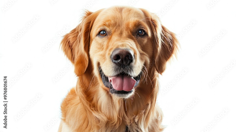 An emotional support dog with a calm demeanor isolated on a transparent background. An emotional support dog with a calm demeanor isolated on a transparent background.