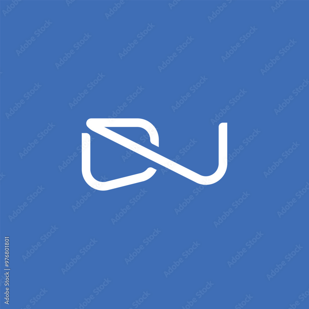 DN letter logo. DN letter logo.