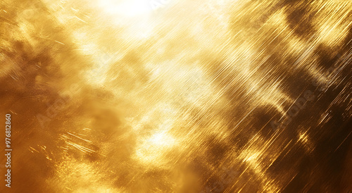 Dynamic Abstract Golden Streaks with Dramatic Light Effects, Perfect for High-End Luxury Backgrounds, Modern Designs, and Elegant Branding Concepts