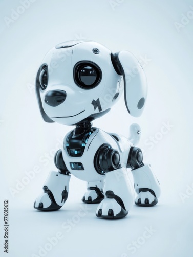 White Robot Dog