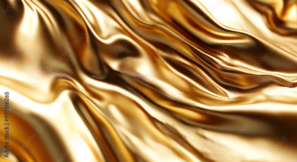 Luxurious Shiny Gold Metallic Background with Flowing Light Reflections and Textured Patterns for High-End Designs and Premium Visual Effects Luxurious Shiny Gold Metallic Background with Flowing Light Reflections and Textured Patterns for High-End Designs and Premium Visual Effects
