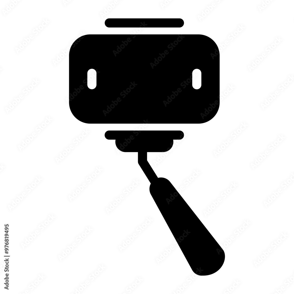 selfie stick Solid icon selfie stick Solid icon