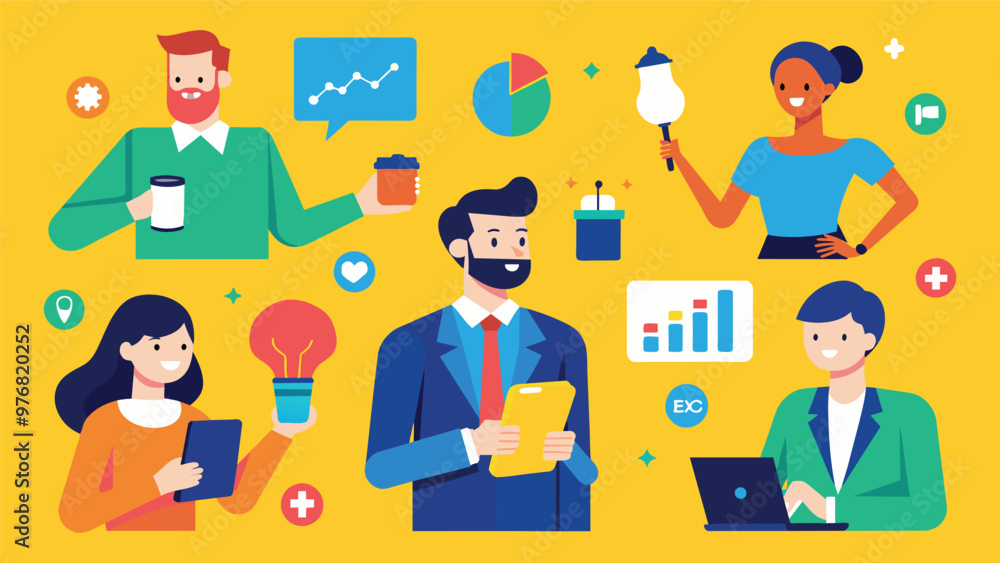 Digital business concept illustrations,mega set collection of scenes with men Digital business concept illustrations,mega set collection of scenes with men