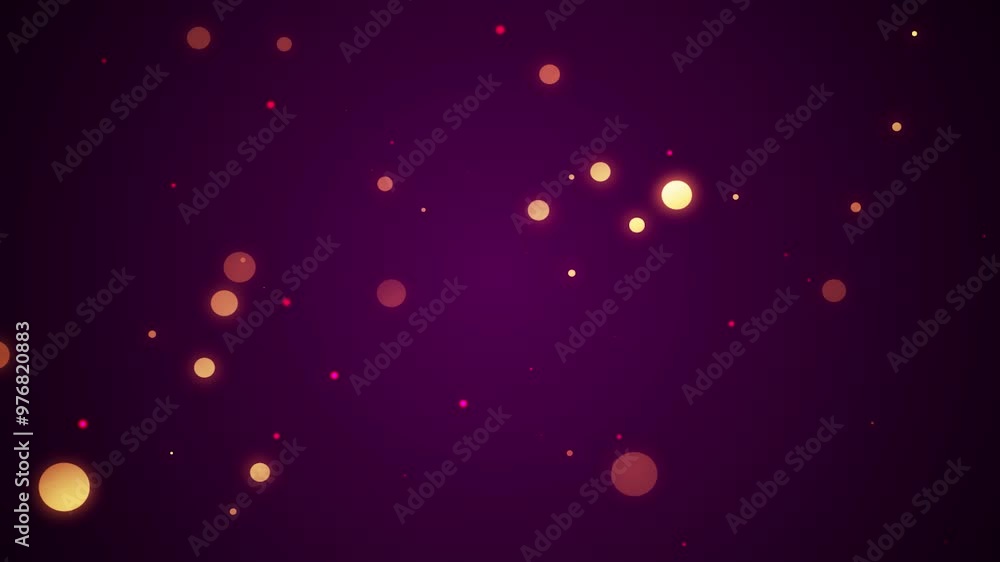 Animation loop flow up glow violet purple stars particles sparks float to top on black abstract background Animation loop flow up glow violet purple stars particles sparks float to top on black abstract background