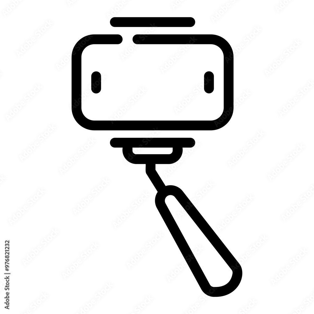 selfie stick Line Icon selfie stick Line Icon