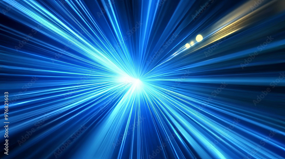 Abstract background with rapid-moving blue light and stripes, creating a dynamic digital effect. Abstract background with rapid-moving blue light and stripes, creating a dynamic digital effect.