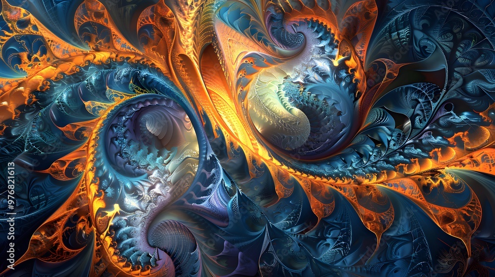 Fractal Patterns: An intricate abstract background with fractal patterns and complex designs.
Fractal Patterns: An intricate abstract background with fractal patterns and complex designs.