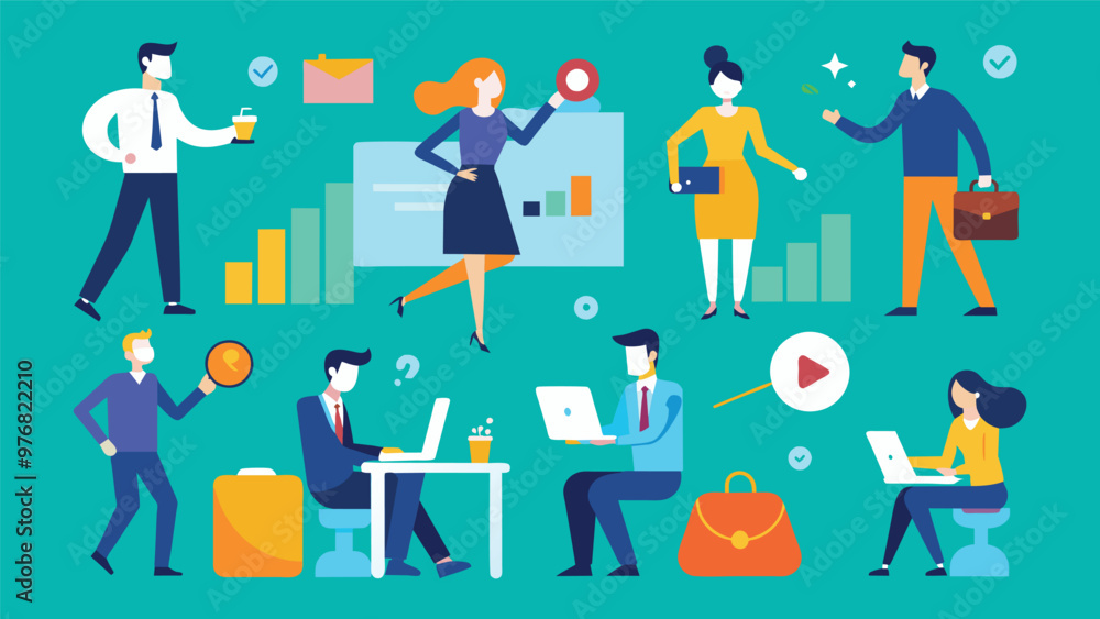 Digital business concept illustrations,mega set collection of scenes with men Digital business concept illustrations,mega set collection of scenes with men