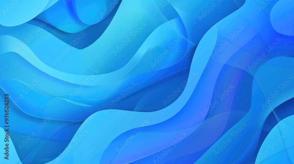 Naklejka premium Abstract blue background, copy space, poster for your design