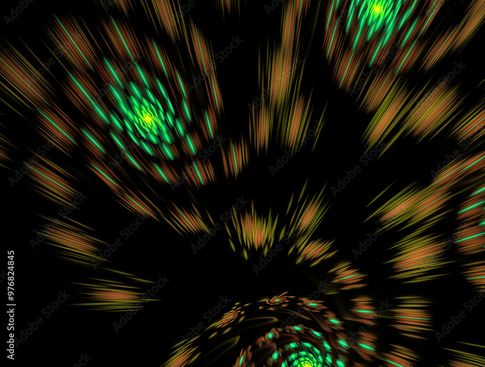 Fototapeta premium Imaginatory fractal abstract background Image