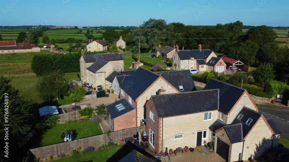 Aerial view of Leicestershire, a city in United Kingdom. Aerial view of Leicestershire, a city in United Kingdom.