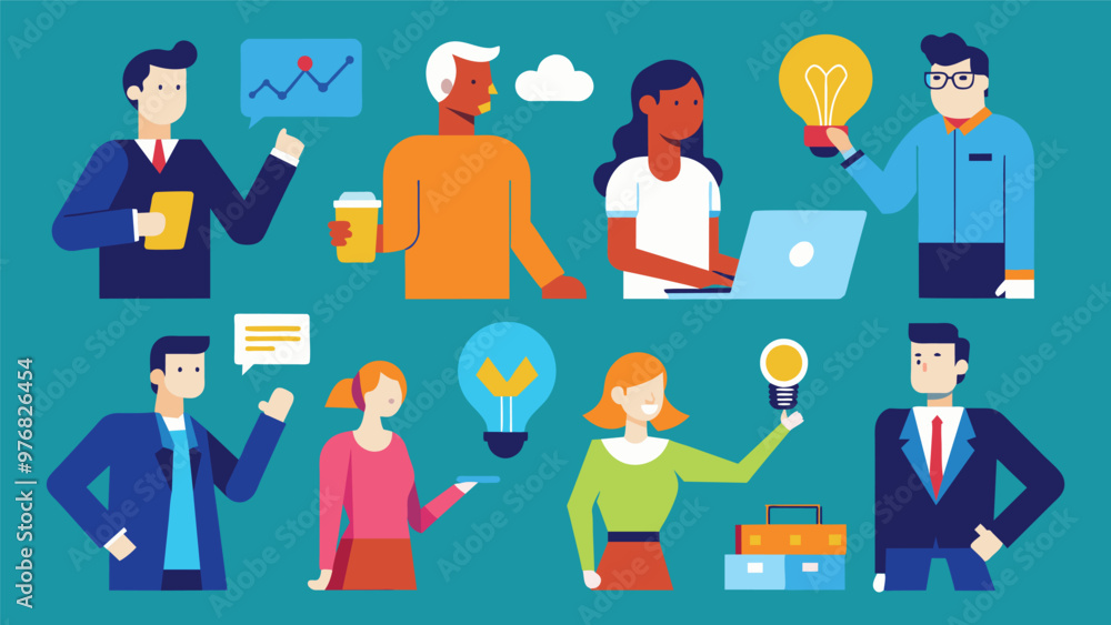 Digital business concept illustrations,mega set collection of scenes with men Digital business concept illustrations,mega set collection of scenes with men
