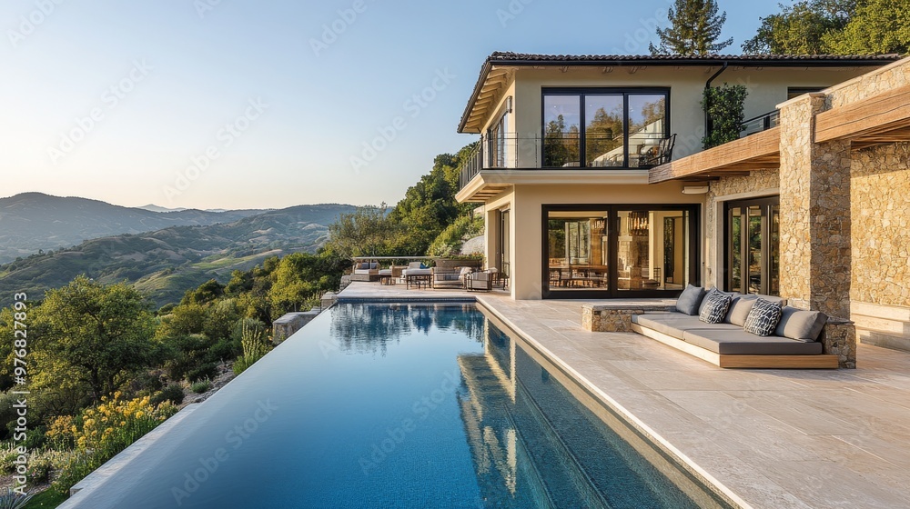 Luxury Modern Home with Infinity Pool and Mountain View Luxury Modern Home with Infinity Pool and Mountain View