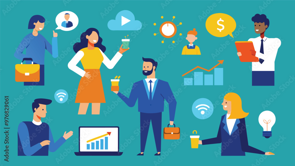 Digital business concept illustrations,mega set collection of scenes with men Digital business concept illustrations,mega set collection of scenes with men