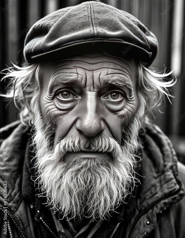 Portrait of an old man