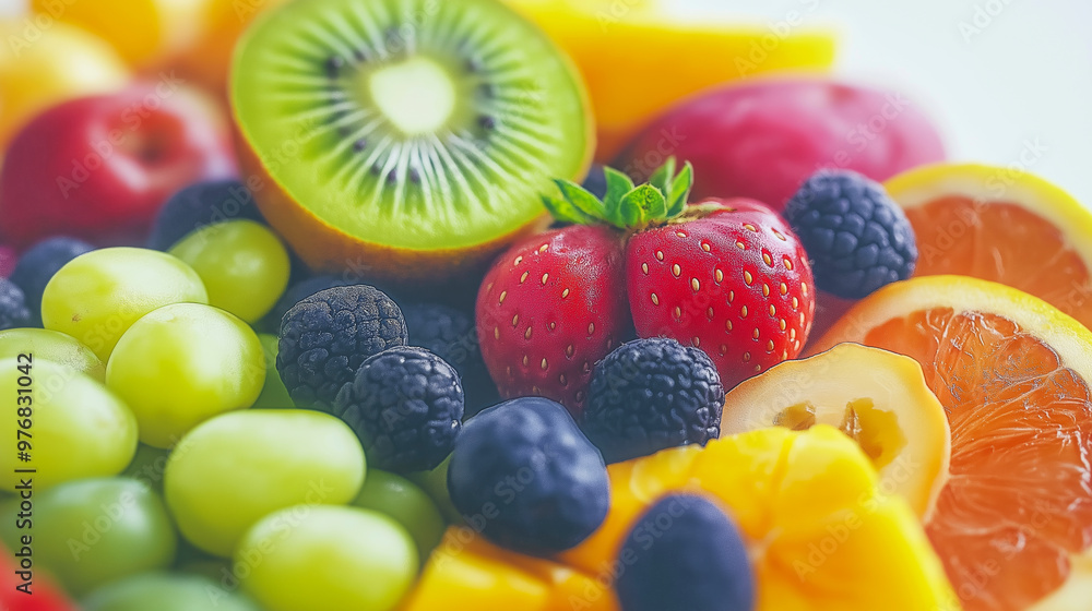 Fruit background. Close-up photo of fresh fruit Fruit background. Close-up photo of fresh fruit