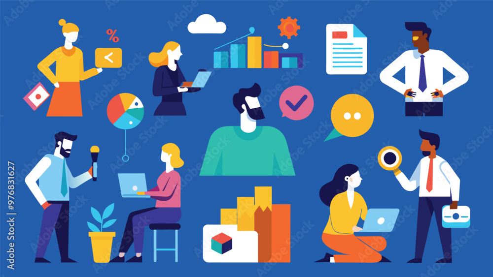 Digital business concept illustrations,mega set collection of scenes with men Digital business concept illustrations,mega set collection of scenes with men