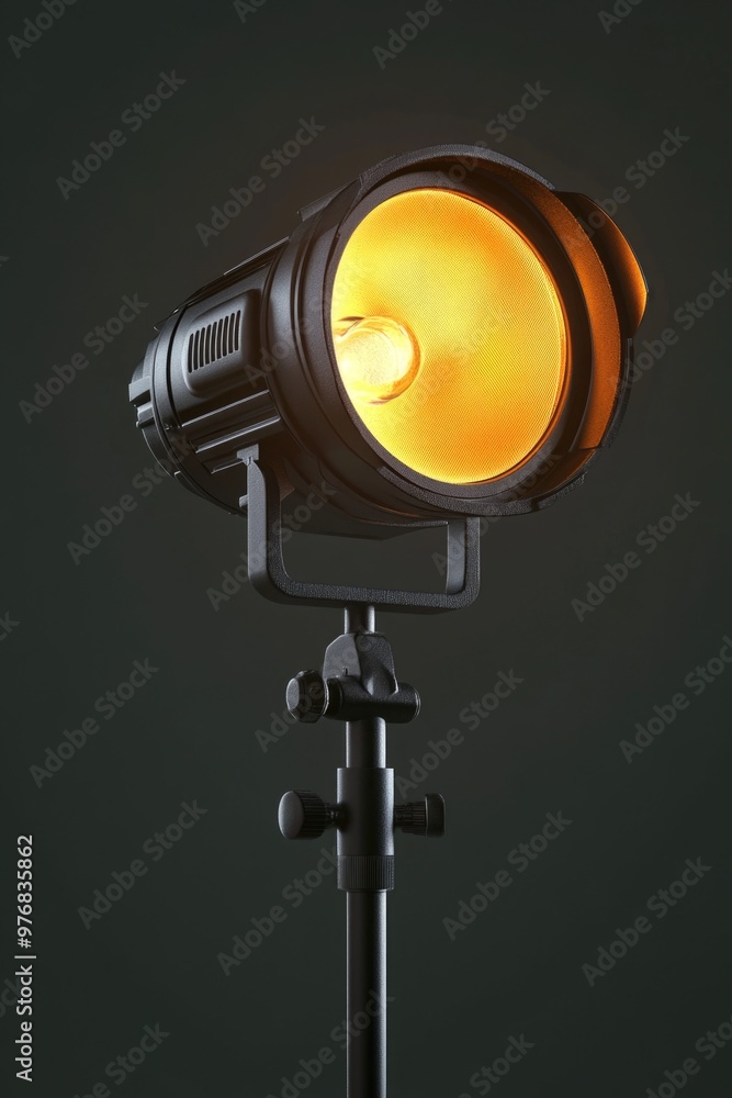 Light on tripod Light on tripod