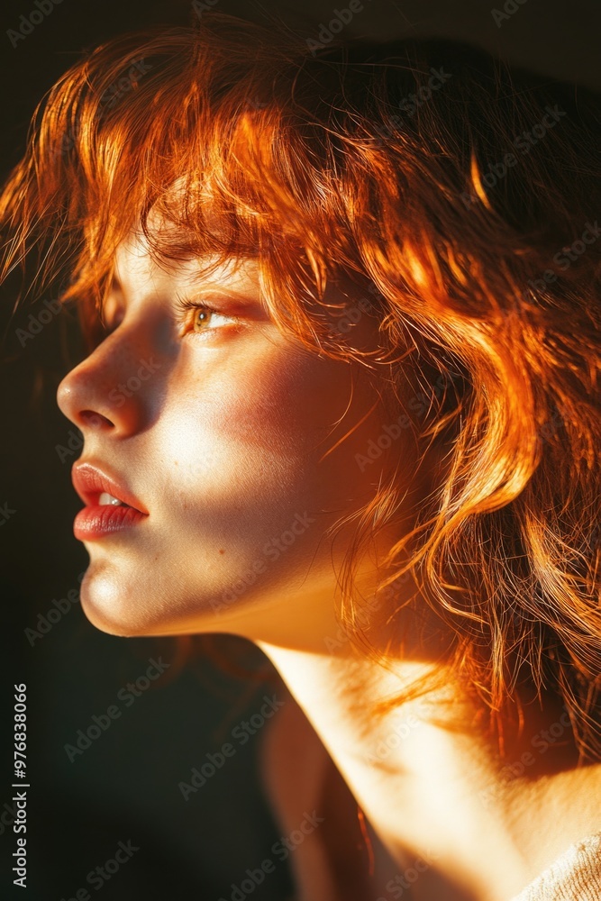 Fototapeta premium Woman with red hair