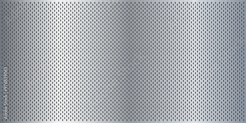 Peg board perforated texture background material with oval holes seamless pattern board vector illustration. Wall structure for working bench tools.