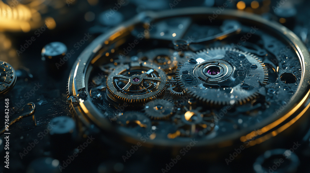 Intricate dismantled mechanical watch with detailed gears and springs on dark background, symbolizing precision and complexity in teardown analysis. Intricate dismantled mechanical watch with detailed gears and springs on dark background, symbolizing precision and complexity in teardown analysis.
