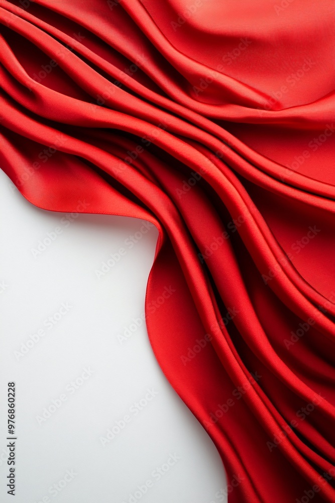 red fabric folds background red fabric folds background