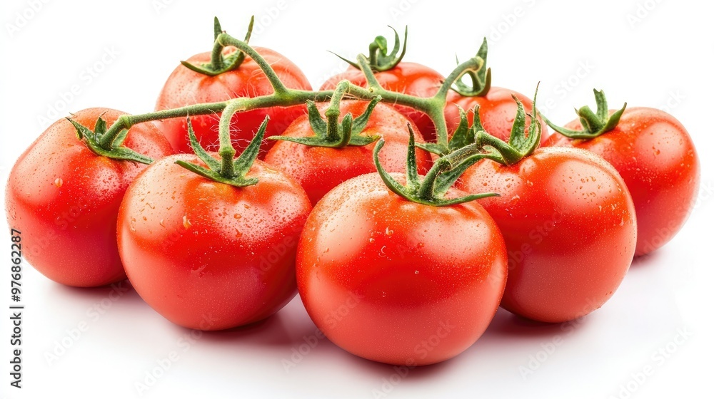 Fresh group red tomatoes for sauce isolated on white background Fresh group red tomatoes for sauce isolated on white background