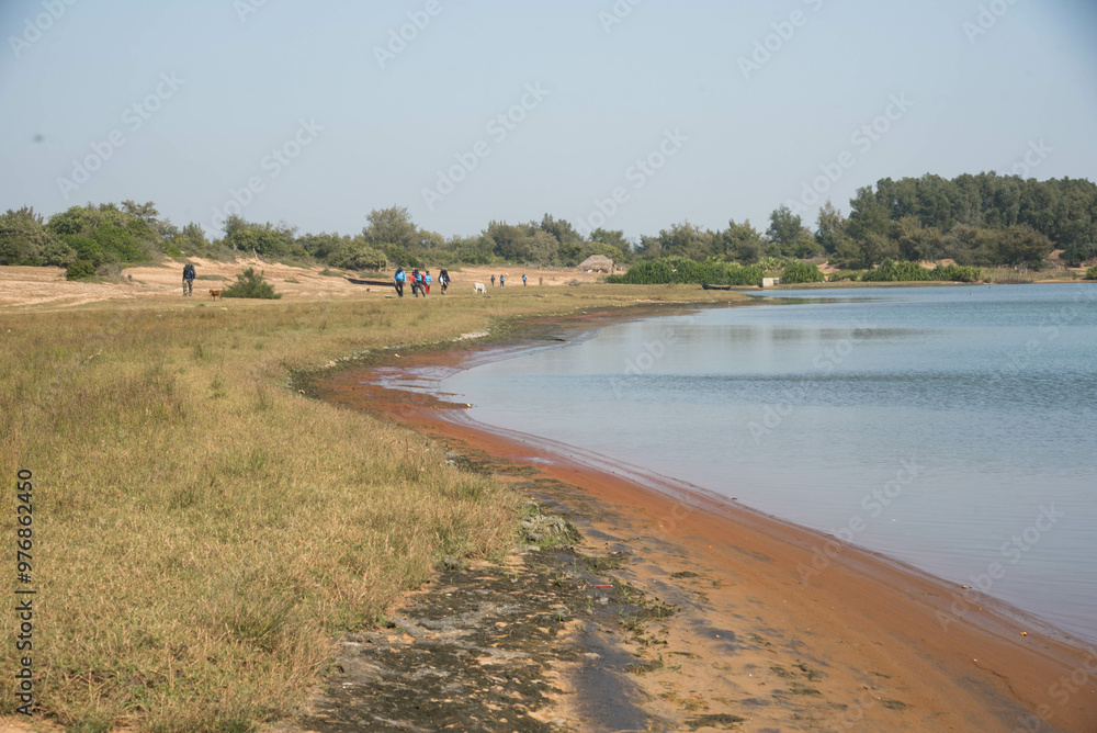 the river in the countryside