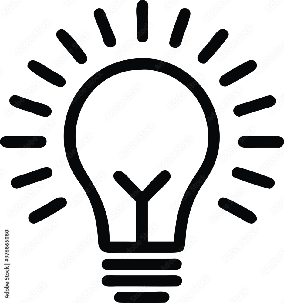Light bulb icon. light lamp. Vector illustration Light bulb icon. light lamp. Vector illustration