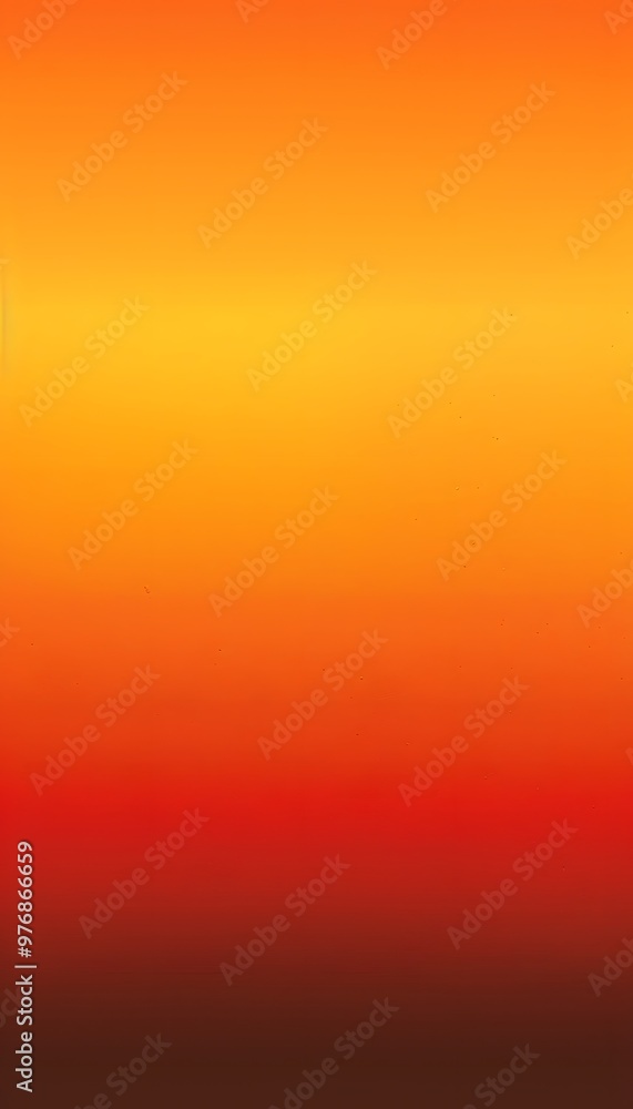 Naklejka premium A gradient of warm colors transitioning from orange to red, evoking a sunset or warmth.