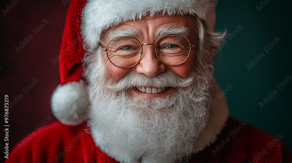 Naklejka premium A portrait from santa claus