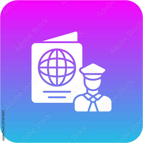 Passport control Icon