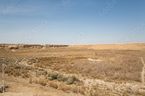 The ruins of fortress Katta Guldursun Qala photo