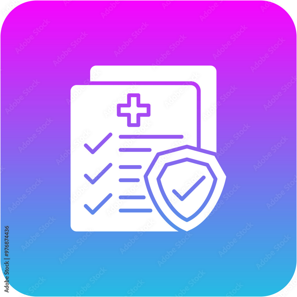Fototapeta premium Health check Icon