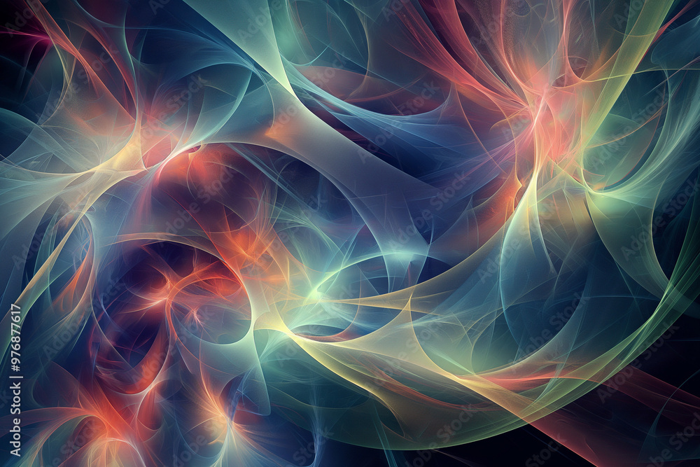 A mesmerizing abstract background design featuring a dynamic fusion of swirling shapes, flowing lines, and geometric elements A mesmerizing abstract background design featuring a dynamic fusion of swirling shapes, flowing lines, and geometric elements