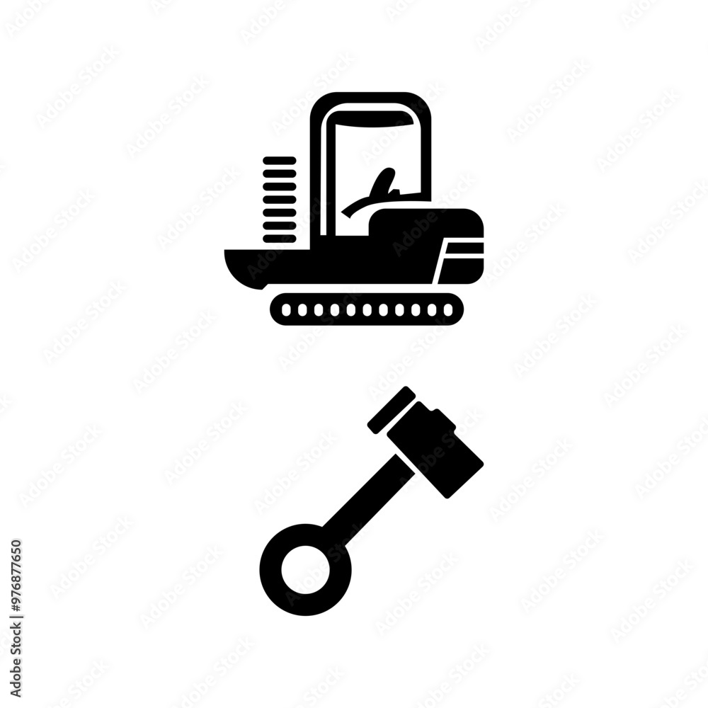 Construction icons set. Flat web icon set construction, home repair tools. Construction vehicle, elements, tools. Construction icons set. Flat web icon set construction, home repair tools. Construction vehicle, elements, tools.