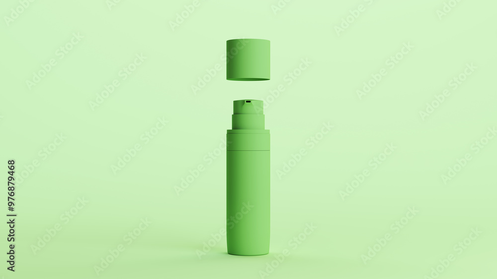 Beauty and skincare foundation bottle tube cosmetic product container personal care monochrome green pale mint green background
Beauty and skincare foundation bottle tube cosmetic product container personal care monochrome green pale mint green background