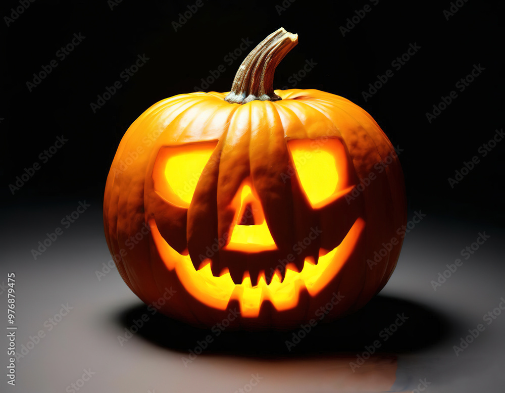 pumpkin lantern halloween on black background. pumpkin lantern halloween on black background.