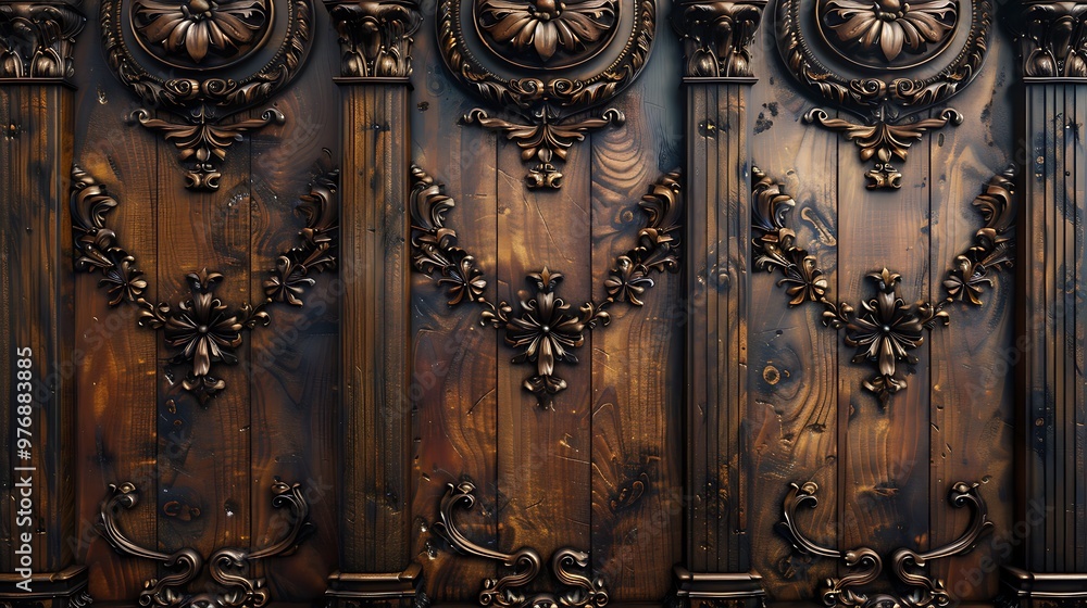Opulent wood panel backdrop or pattern exquisitely designed traditional Opulent wood panel backdrop or pattern exquisitely designed traditional