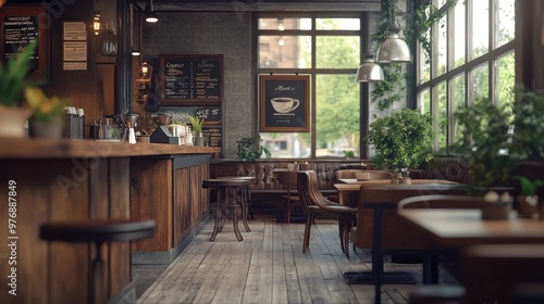 A small, intimate coffee shop interior with vintage décor and soft ambient lighting, creating a nostalgic and cozy atmosphere.