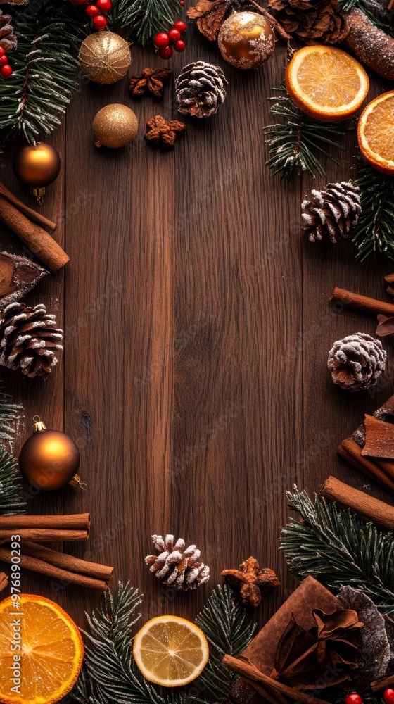 Festive Christmas background Festive Christmas background