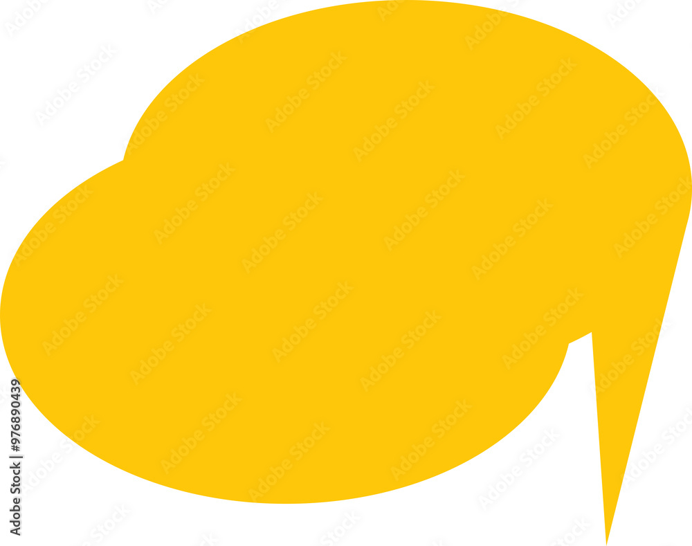 Blank Comic Speech Bubble Illustration Blank Comic Speech Bubble Illustration